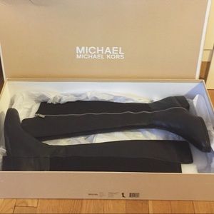 Michael Michael Kors Over the Knee Black Boots